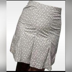 Oscar De La Renta Multicolor Geometric Dot Diamond Grid Pleated Skirt 16